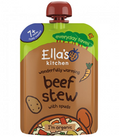 Ella's Kitchen BIO Duszona wołowina z ziemniakami ZESTAW 3 x 130 g