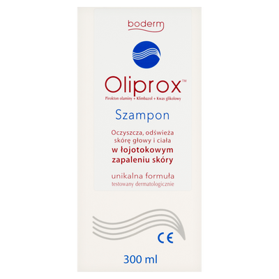 Oliprox szampon ŁOJOTOKOWE ZAPALENIE SKÓRY GŁOWY 300 ml