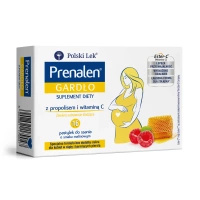 Prenalen Gardło z propolisem i witaminą C dla kobiet w ciąży 16 pastylek do ssania