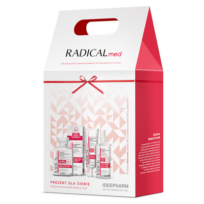 RADICAL MED zestaw szampon odżywka peeling pielęgnacja włosów i skóry głowy w ozdobnym pudełku