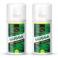 Mugga Spray odstraszający owady i kleszcze DLA DZIECI 9,5% DEET ZESTAW 2 x 75 ml