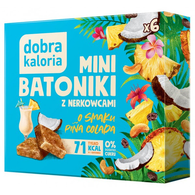 Dobra Kaloria mini batoniki pina colada (6szt) 102 g