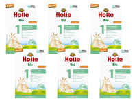 Holle BIO mleko kozie początkowe dla niemowląt ZESTAW 6 x 400 g