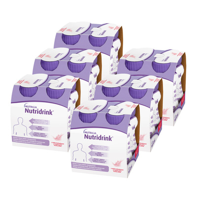 Nutridrink o smaku truskawkowym ZESTAW 24 x 125 ml