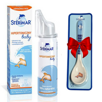 STERIMAR BABY Hipertoniczny spray wzbogacony miedzią dla dzieci 50 ml  + ŁYŻECZKA GRATIS!