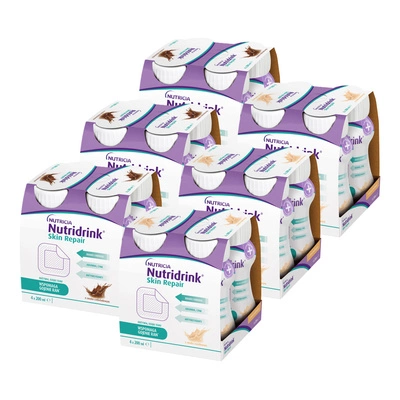 Nutridrink Skin Repair o smaku waniliowym i czekoladowym MIX ZESTAW 24 x 200 ml