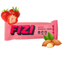 Fizi baton KETO proteinowy truskawka + migdały BEZ CUKRU 45 g