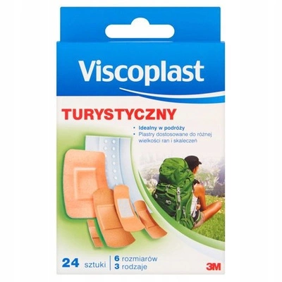 Viscoplast Zestaw plastrów turystycznych 24szt