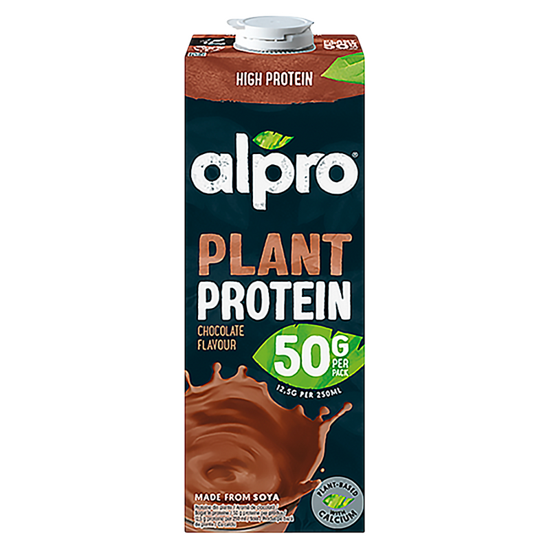 Alpro Napój sojowy o smaku czekoladowym proteinowy wysokobiałkowy 1 L