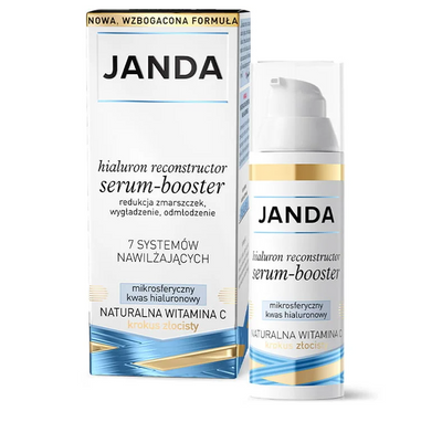 Janda Hialuron Reconstructor Serum-booster REDUKCJA ZMARSZCZEK 30 ml