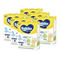 BEBIKO JUNIOR NUTRIflor Expert 3R formuła na bazie mleka z kleikiem ryżowym, powyżej 1. roku życia ZESTAW 6 x 550 g