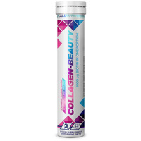 Allnutrition COLLAGEN BEAUTY kolagen SMAK RABARBAR-TRUSKAWKA 5 x 20 tabletek musujących