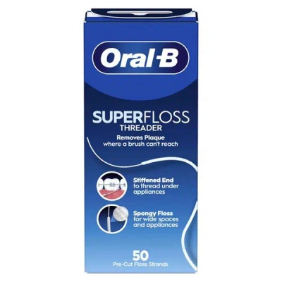 Oral B Super Floss wykałaczki nici dentystyczne czyste zęby uśmiech 50 sztuk