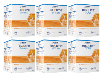 Nestlé Resource Protein Preparat odżywczy w płynie smak morelowy 24 x 200 ml