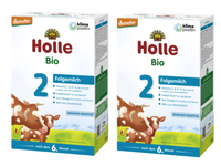 Holle mleko następne 2 BIO dla niemowląt powyżej 6 miesiąca życia ZESTAW 2 x 600 g