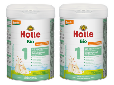 Holle 1 BIO Mleko kozie dla niemowląt od urodzenia ZESTAW 2x800g