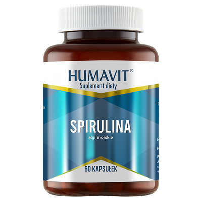 Humavit Suplement diety spirulina 60 kapsułek