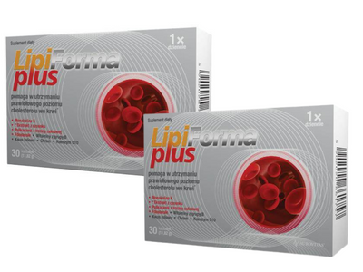 LipiForma Plus Cholesterol Monakolina ZESTAW 2 x 30 kapsułek