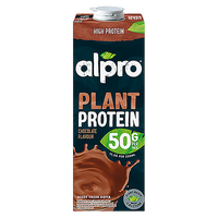 Alpro Napój sojowy o smaku czekoladowym proteinowy wysokobiałkowy ZESTAW 16 x 1 L