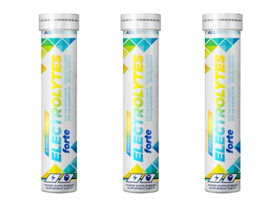 Allnutrition elektrolity Forte NAWODNIENIE SMAK POMARAŃCZOWY ZESTAW 3 x 20 tabletek musujących