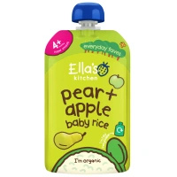 Ella's Kitchen BIO mus ryż dla dzieci gruszka i jabłko 120 g