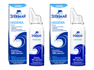STERIMAR fizjogoliczny spray do nosa izotoniczna woda morska ZESTAW 2 x 100 ml