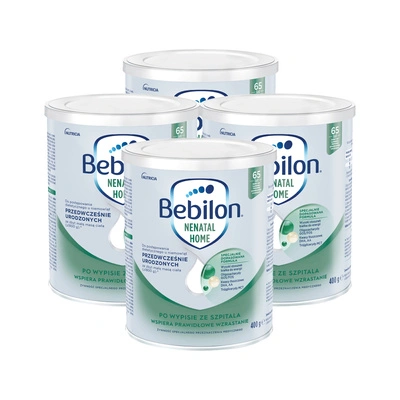Bebilon Nenatal Home Żywność specjalnego przeznaczenia medycznego ZESTAW 4 x 400 g