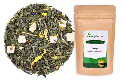 Zielony Bazar zielona herbata sencha mango 50 g