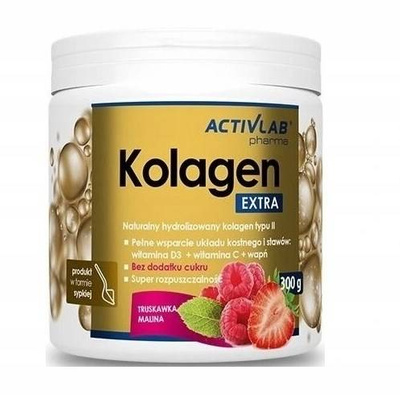 Kolagen Extra Activlab  300g truskawka- malina