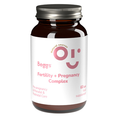 Beggs Fertility + Pregnancy COMPLEX suplement wsparcie płodności 2 x 60 kapsułek + TORBA GRATIS