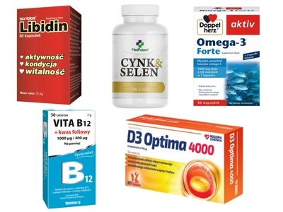 Świąteczny zestaw suplementów dla niego - zdrowy prezent dla mężczyzny