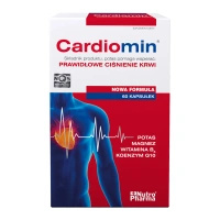 Cardiomin POTAS MAGNEZ WITAMINA B6 Q10 60 kapsułek