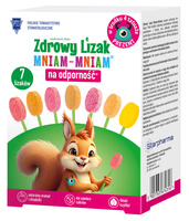 Zdrowy Lizak MNIAM-MNIAM odporność 7 szt + naklejka gratis