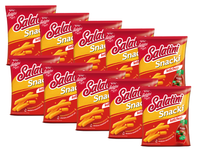 Salatini Zdrowe chipsy smak ketchupowy zdrowa przekąska ZESTAW 10 x 25 g