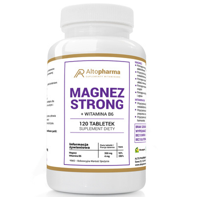 ALTO PHARMA magnez strong + witamina B6 produkt wege 120 tabletek