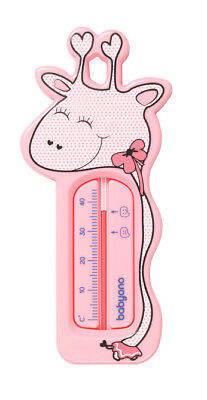 BABYONO Różowy termometr do kąpieli Żyrafa Kat.775/01