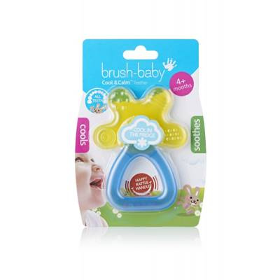 BRUSH-BABY Cool&Calm gryzak dla dzieci w wieku od 4 miesiąca życia