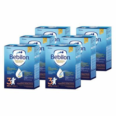 Bebilon 3 Advance Pronutra Junior Formuła na bazie mleka po 1. roku życia ZESTAW 6x1000 g