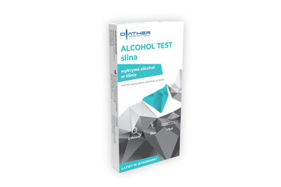 DIATHER domowy test do wykrywania alkoholu w ślinie 1szt