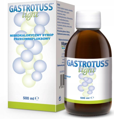 Gastrotuss Light Syrop przeciwrefluksowy 500ml