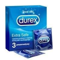 Prezerwatywy Durex Extra Safe 3szt