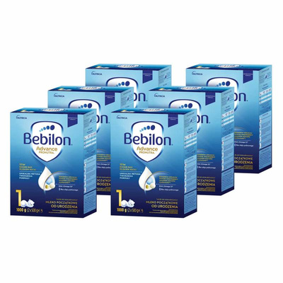 Bebilon 1 Advance Pronutra Mleko początkowe od urodzenia ZESTAW 6x1000 g