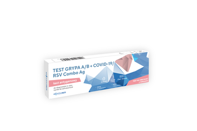 Diather Test grypa A/B + Covid-19/ RSV Combo Ag antygenowy 1 opak.