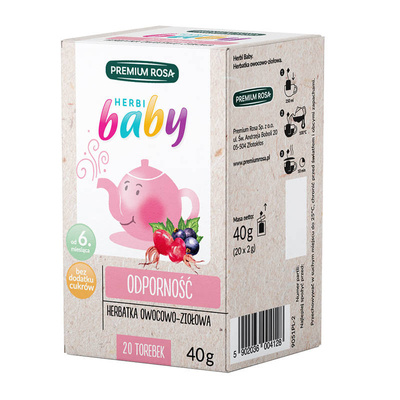 Herbi Baby Herbatka dla dzieci i niemowląt na odporność 20 torebek