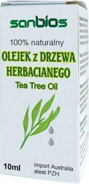 SANBIOS naturalny olejek z drzewa herbacianego 10ml