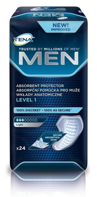 TENA MEN LIGHT Wkładki 24szt