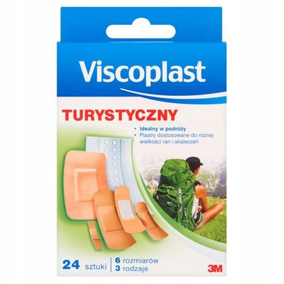 Viscoplast Zestaw plastrów turystycznych 24szt