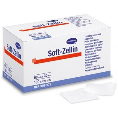 HARTMANN Soft-Zellin gazik ze spirytusem do odkażania pępka ZESTAW 100szt