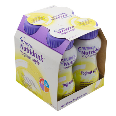 Nutridrink Yoghurt Style Napój odżywczo-leczniczy o smaku waniliowo-cytrynowym 4x200ml